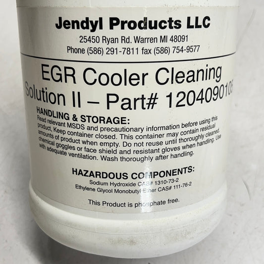 JENDYL PRODUCTS Exhaust Gas Recirculation Egr Cleaning Solution 1 Gal 1204090105