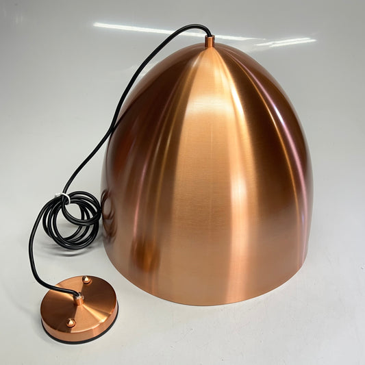 AQ LIGHTING Steel Hanging Mono-point Pendant 16" Shiny Copper Finish IPL-HL345CP
