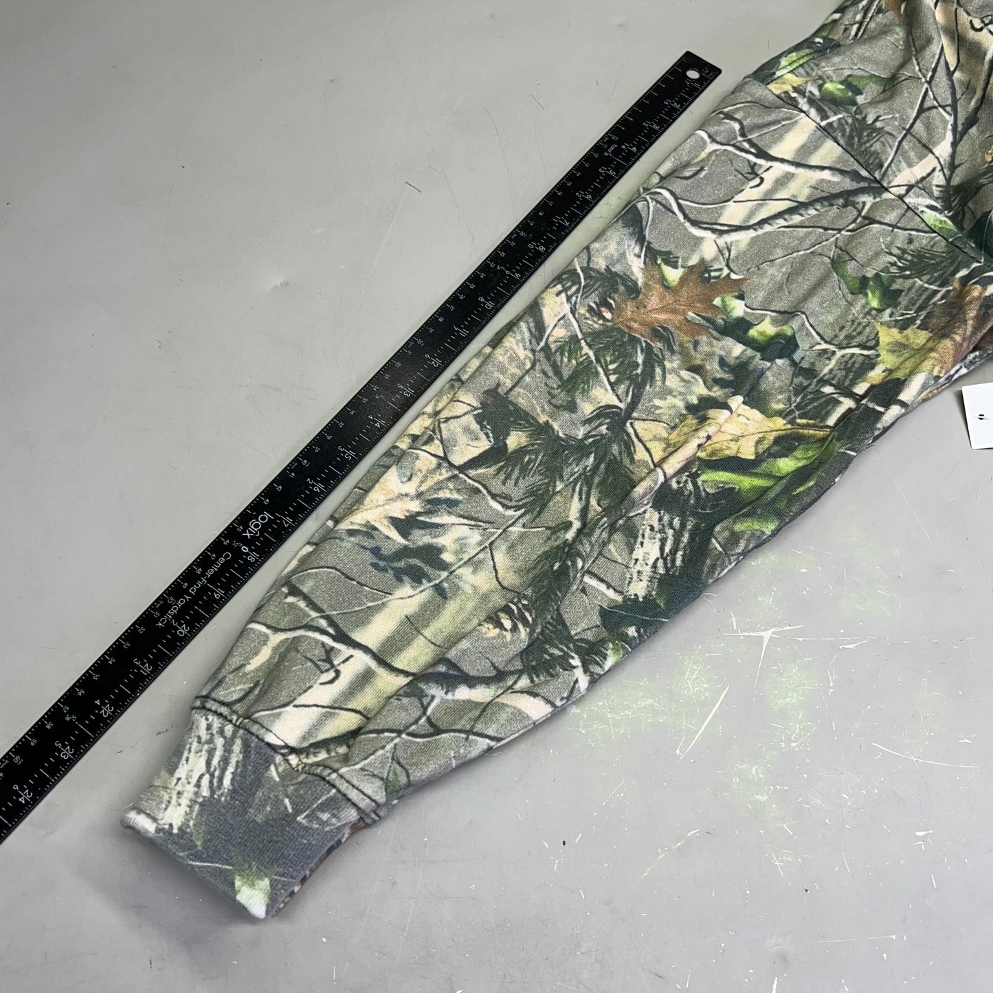 COTTON COLLECTIVE Special Hoodie 100% Cotton Fleece Unisex Sz S Camo Pattern