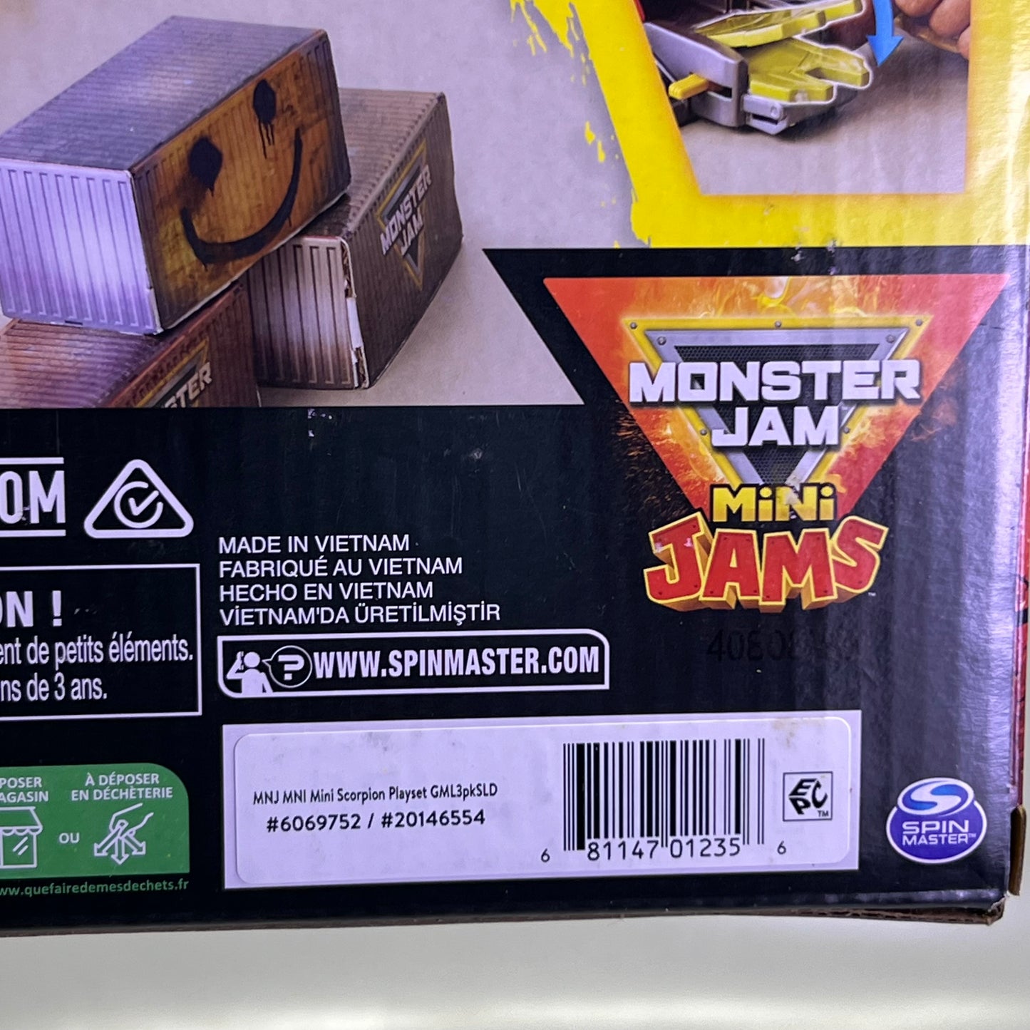 MONSTER JAM El Toro Loco Venom Velocity Scorpion Playset GML3PKSLD