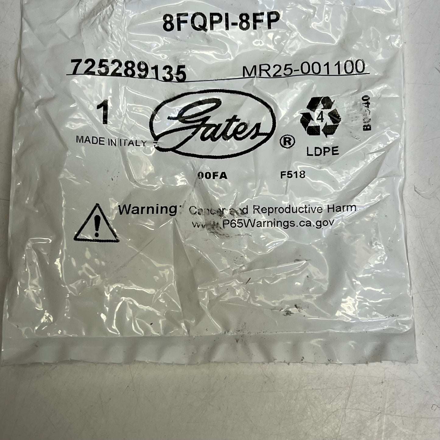 GATES Female Poppet Valve to Female Pipe G945 Series 1/2"-14 G94521-0808