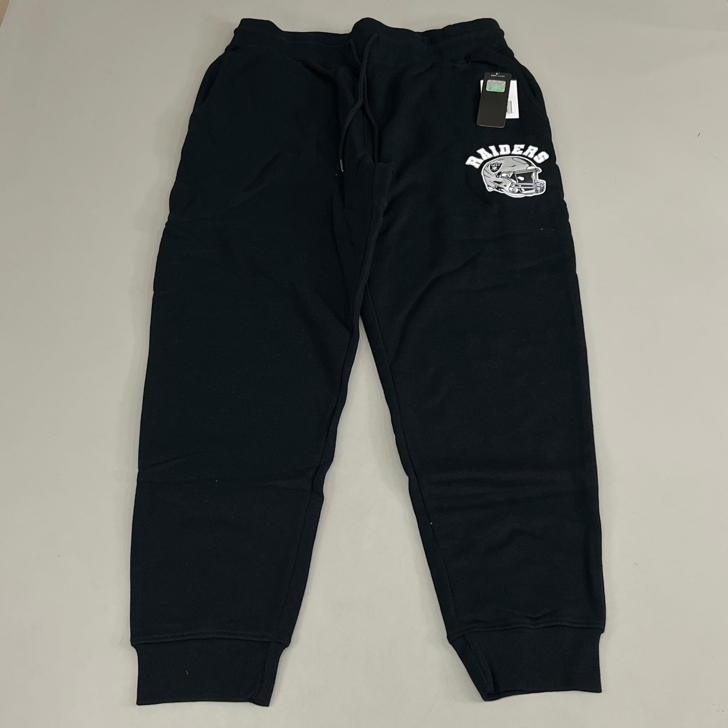 NFL Las Vegas Raiders Jogger G-lll Sports By Carl Banks Pants Men's Sz L Black