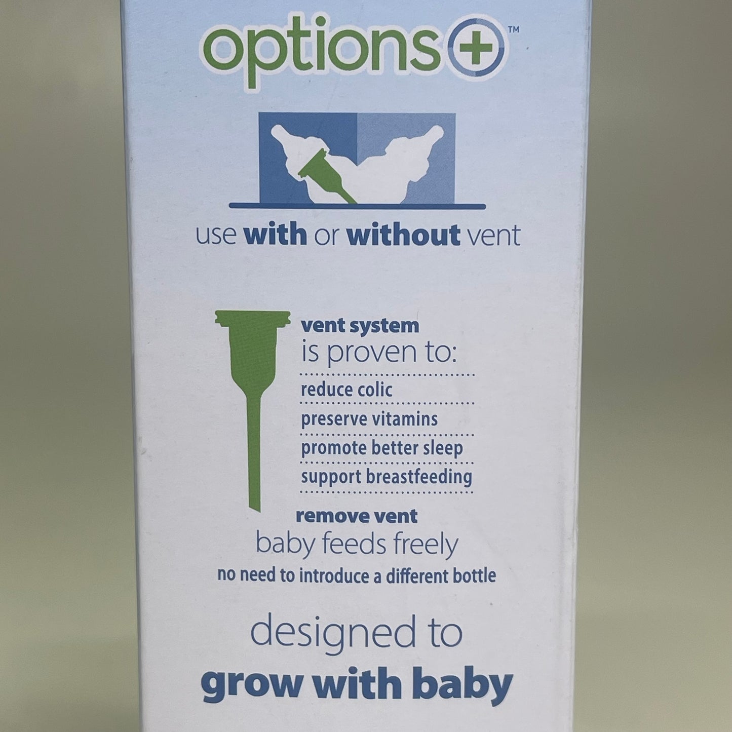 DR. BROWN'S Natural Flow 3 Pack Anti-colic Options+ Baby Bottle 8 oz SB83005-P3