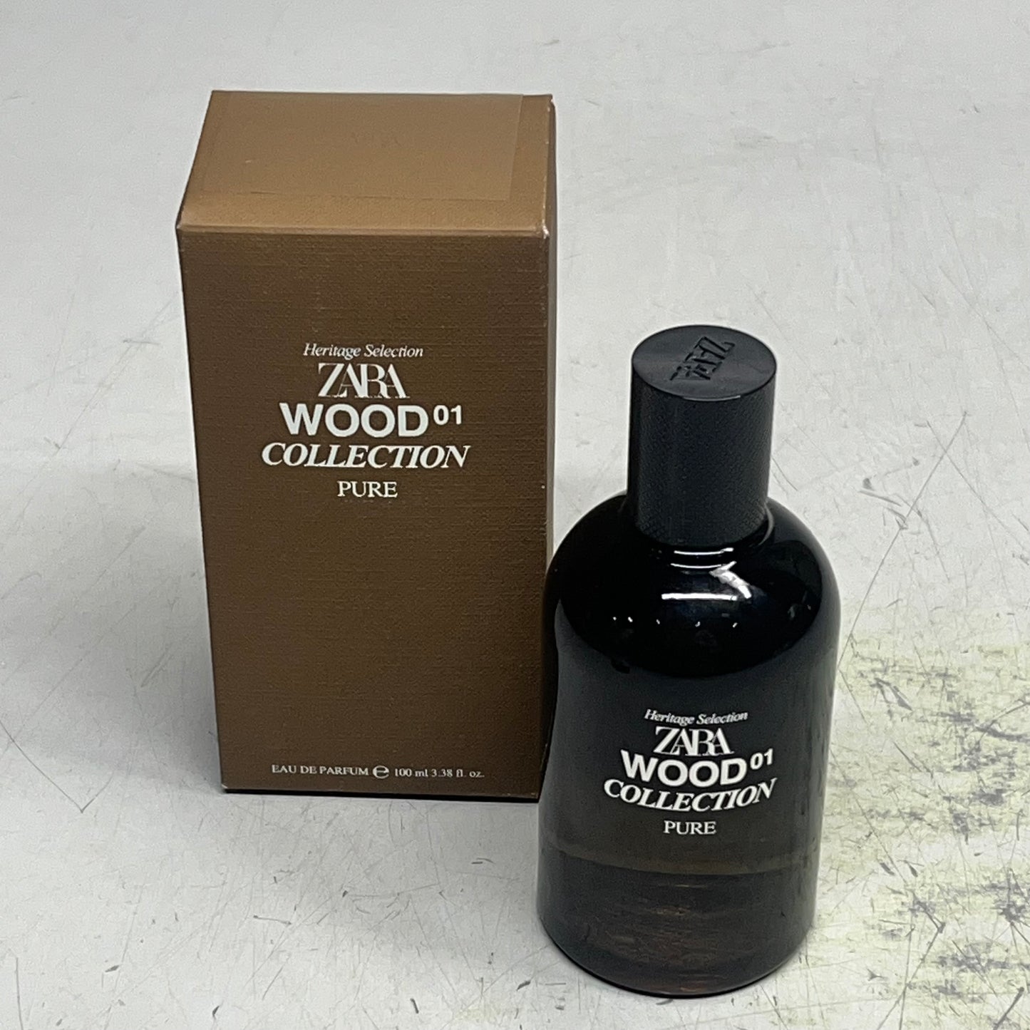 ZA@ ZARA Wood 01 Collection Pure Eau De Parfum Cedarwood, Grapefruit & Wood 3.38 fl oz