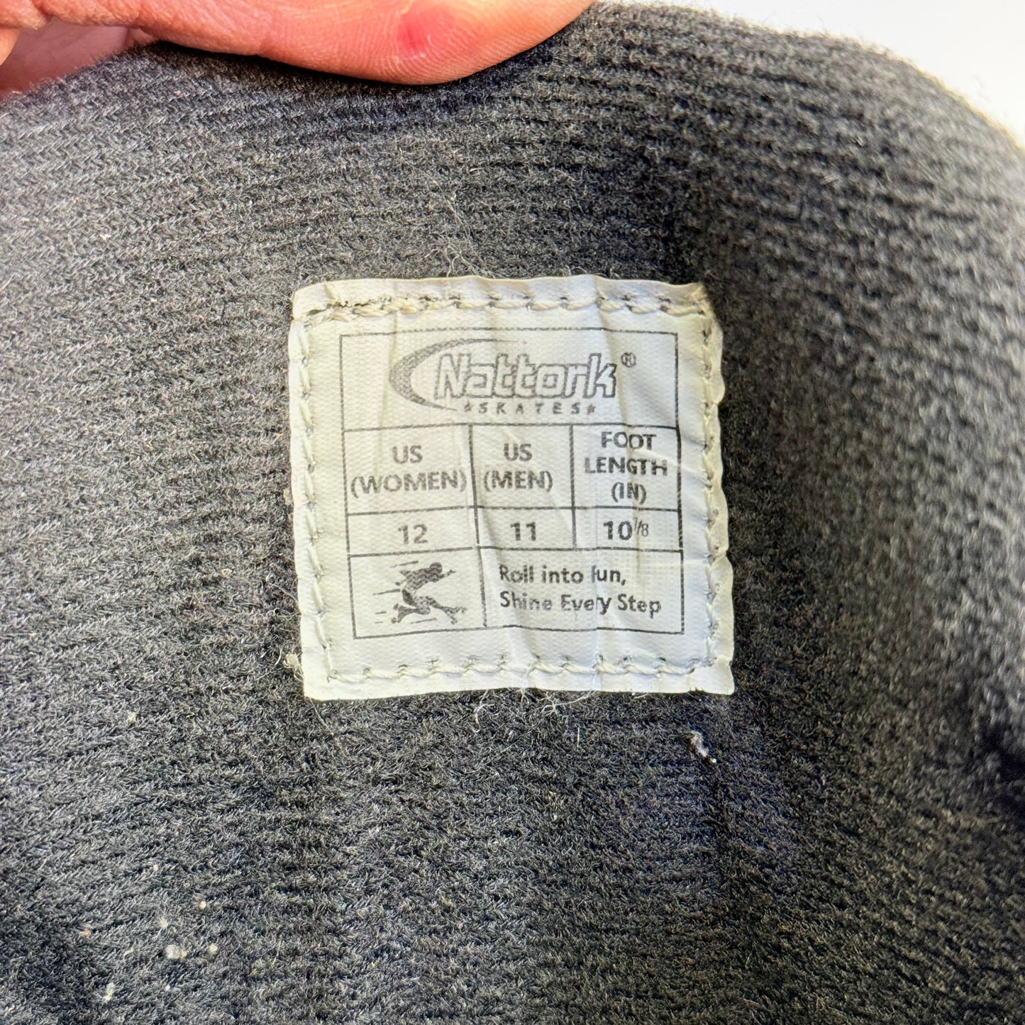 ZA@ NATTORK Roller Skates for Adults Quad Skates Sz 12W/11M Black (AS-IS)