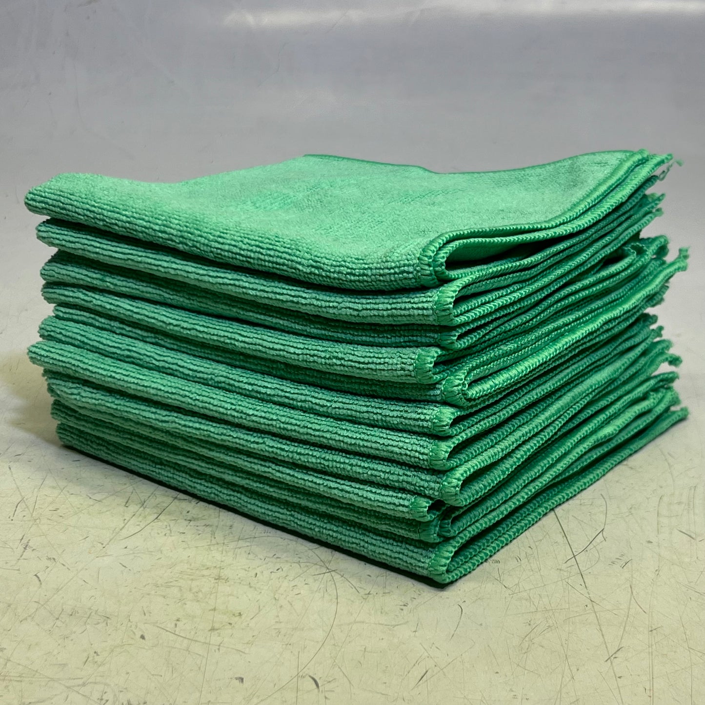 SMARTCHOICE (12 PACK) Microfiber Cloths, Green M915107G
