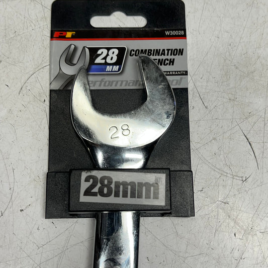 PERFORMANCE TOOLS Combination Wrench Corrosion Resistant 28mm Chrome W30028