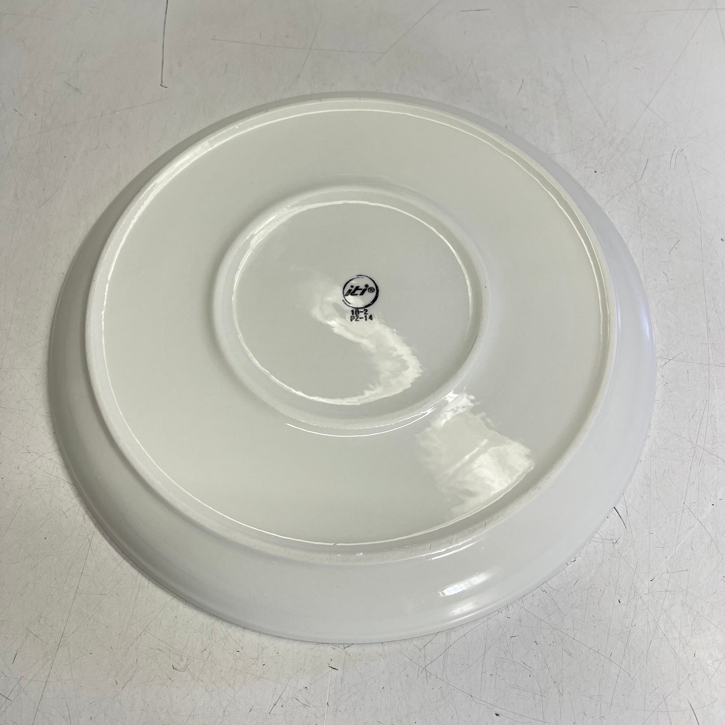 ITI (6 PACK) International Tableware Pizza Plate 13.5" Dia European White 37T019