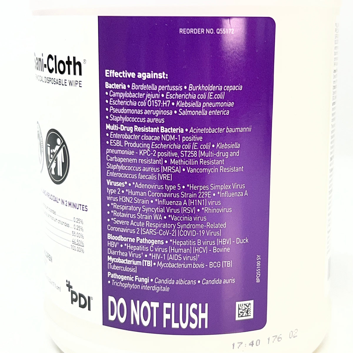 PDI (12 PACK) Super Sani-Cloth Large Wipes 160ct Each BB 06/2028