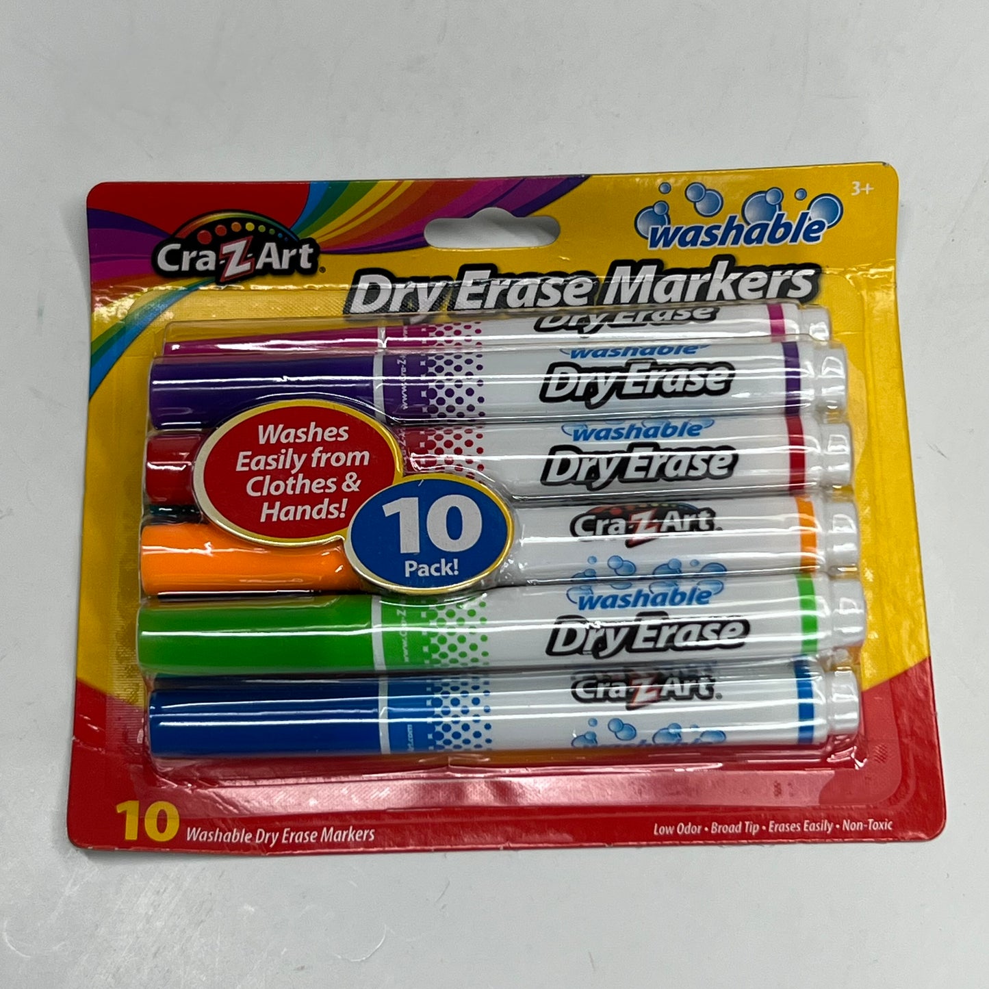 CRA-Z-ART (10 PACK) Washable School Dry Erase Markers 10133