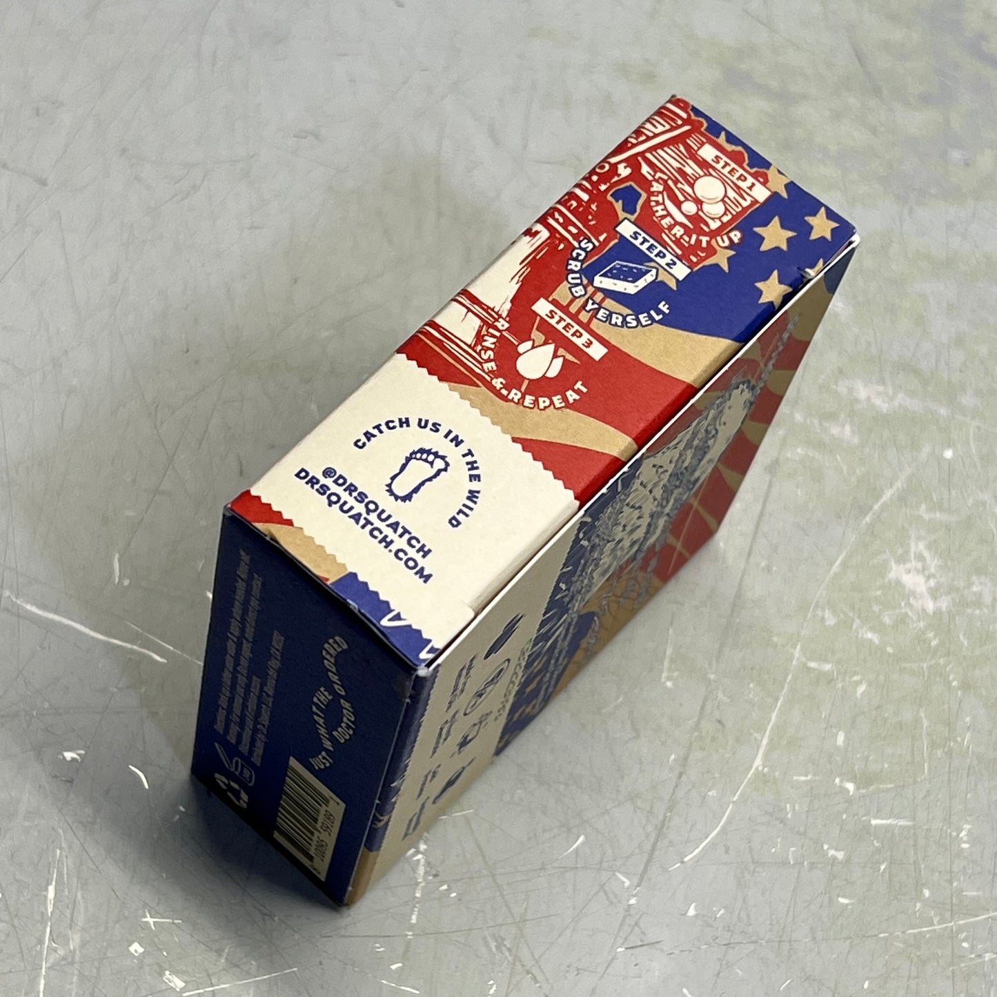 DR SQUATCH (3 PACK) Freedom Fresh Men's Natural Bar Soap Zero Grit 5oz