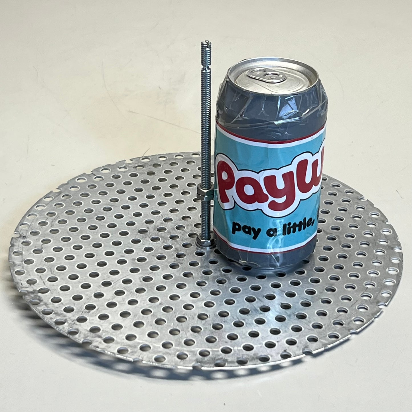 Stainless Steel Metal Perforated Filter Disc (2 Pack) Sz 10” Gray