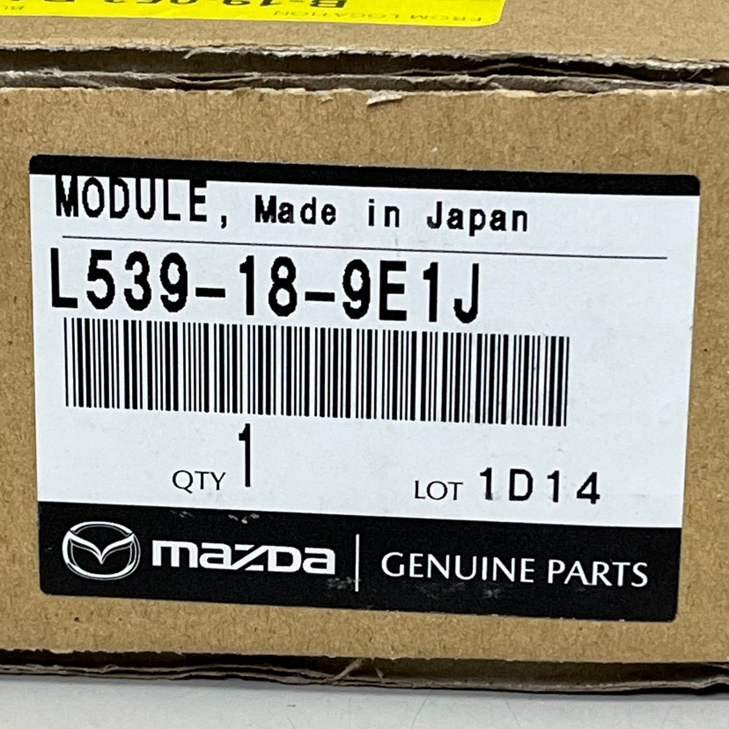 MAZDA Module PWT.CONT>A/T Fits Variants Between 2010-11 Genuine OEM L539-18-9E1J