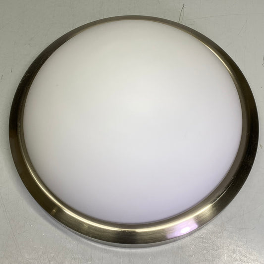 TRANS GLOBE Three Light Down Lighting Flush Mount Sz 15"W x 5.75"H 13882 BN