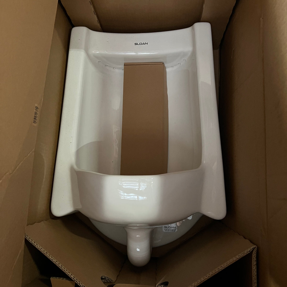 SLOAN Std Urinal Universal Rear Spud 0.125 - 0.5 GPF 14-1/4"D 17-1/4"W 11|01019