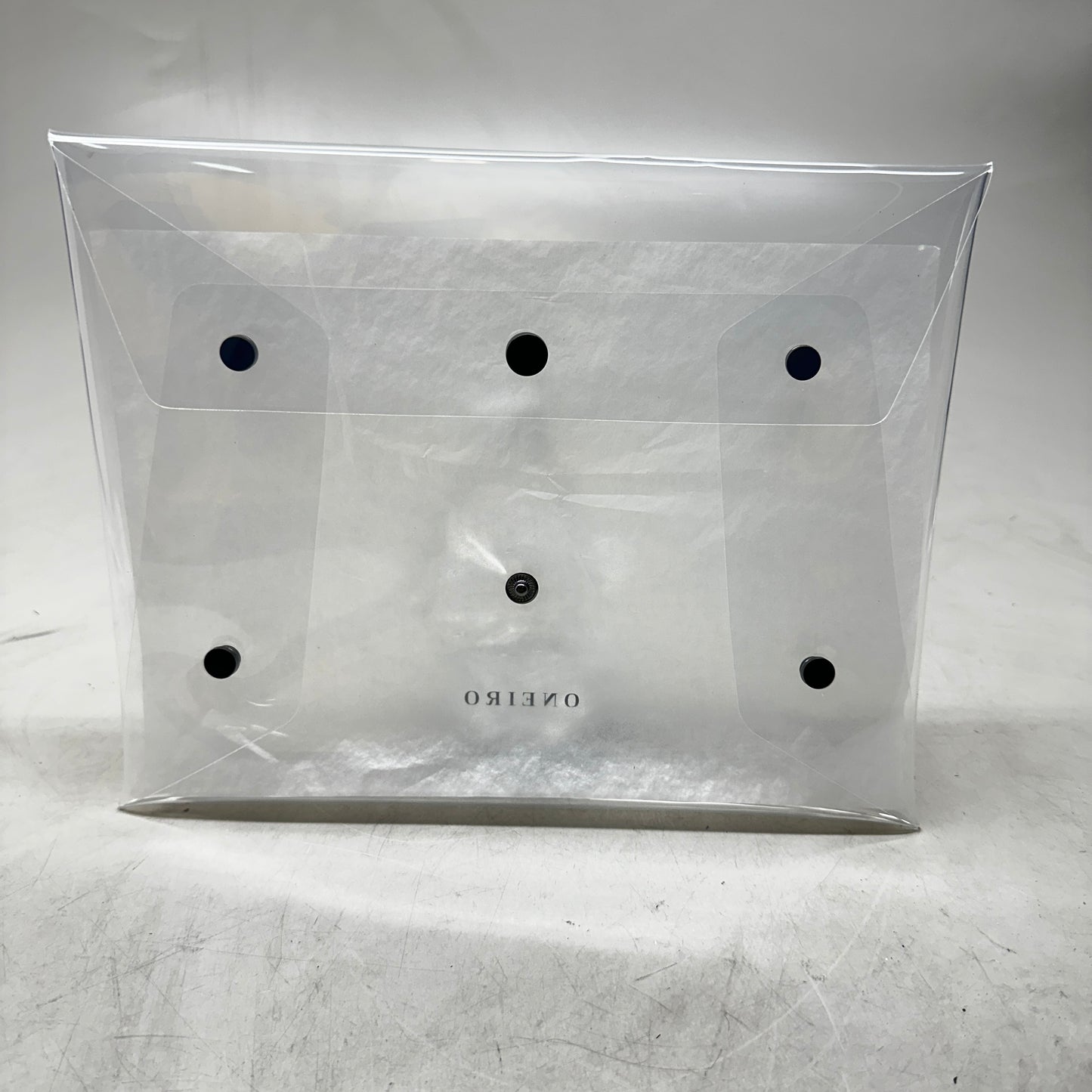 ONEIRO Clear Multipurpose Clutch Waterproof Travel Pouch 8" x 10" (New)