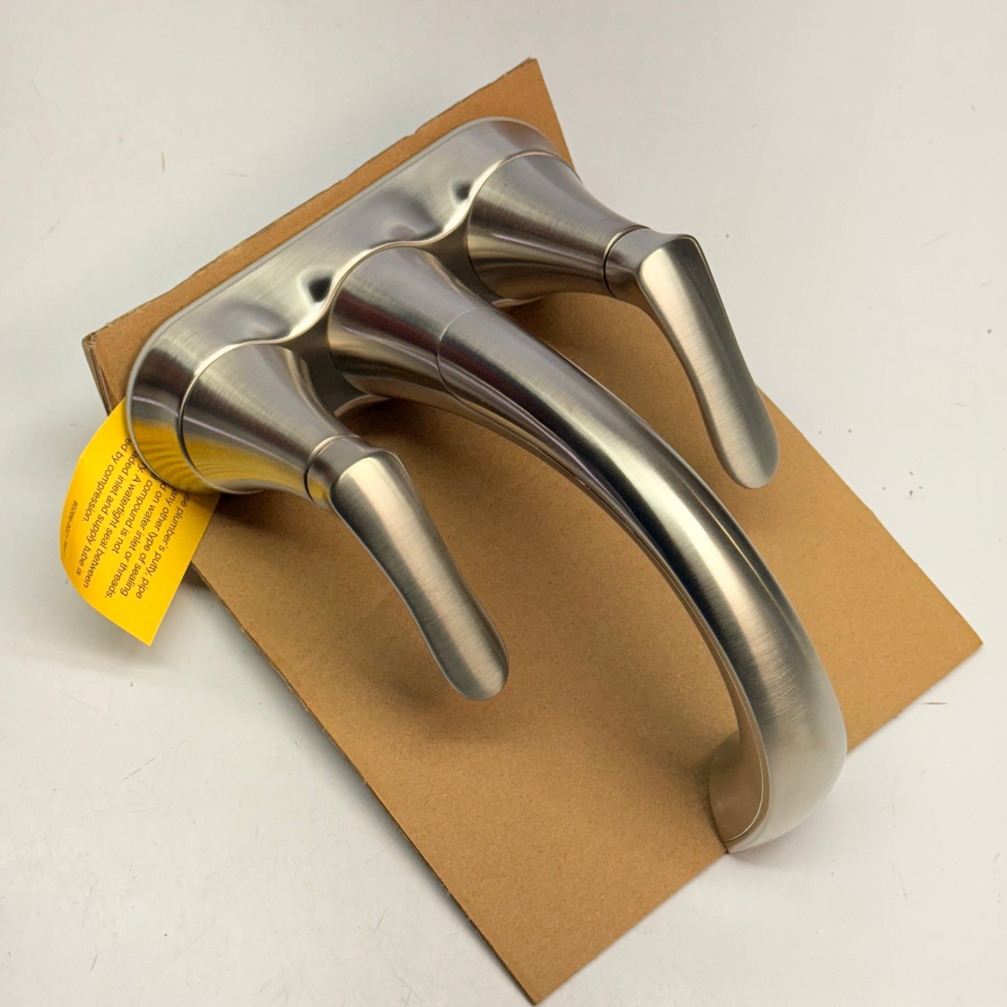 PFISTER Centerset Lavatory Faucet W/ Pop-Up 4" Brushed Nickel LG48-WRPK