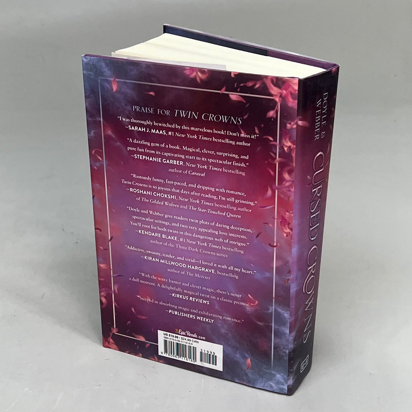 CURSED CROWNS  Fantasy Hardback Book By Catherine Doyle & Katherine Webber