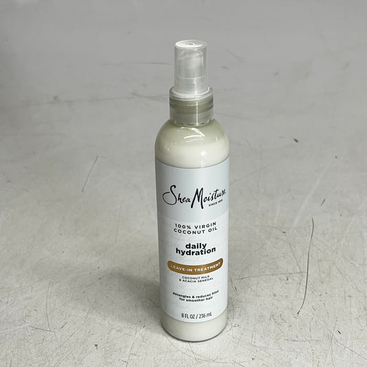 SHEA MOISTURE (2 PACK) Daily Hydration Leave-in Treatment Spray 8 Fl Oz White
