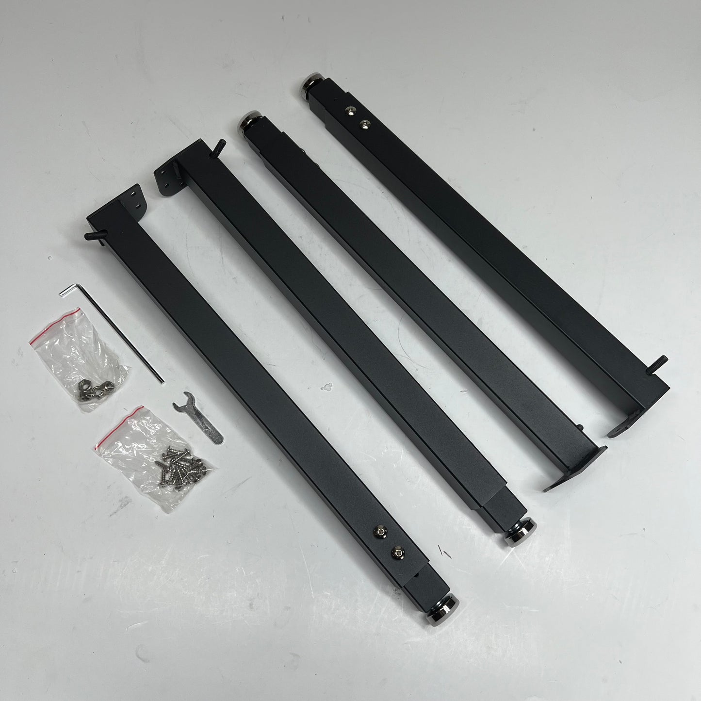 ZA@ NATIONAL PUBLIC SEATING (SET OF 4) Steel Legs Adjust Height Black SITAHL-S10 (As-Is)