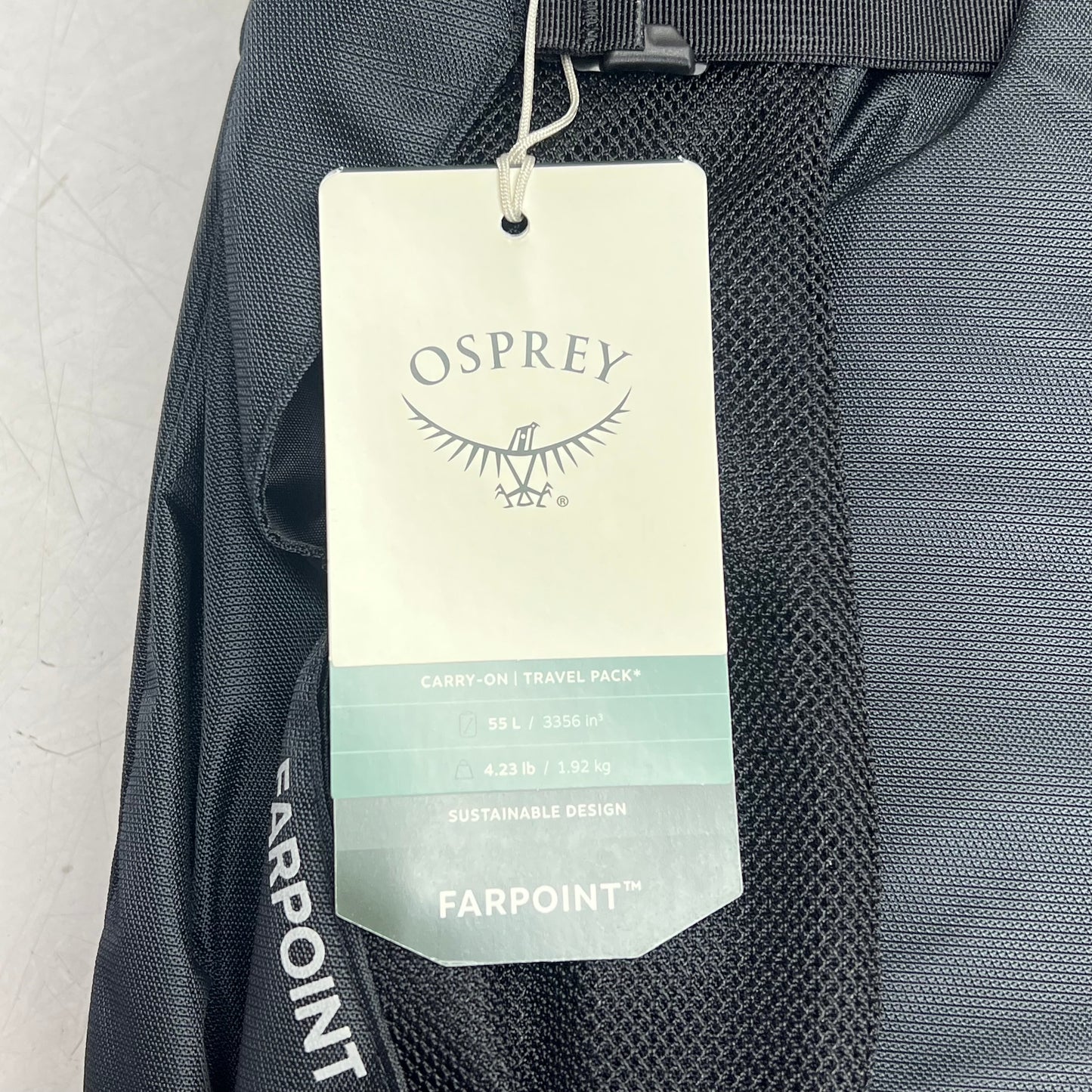 OSPREY Farpoint 55L Travel Pack Lockable Men's Adjustable fit Black 10003321