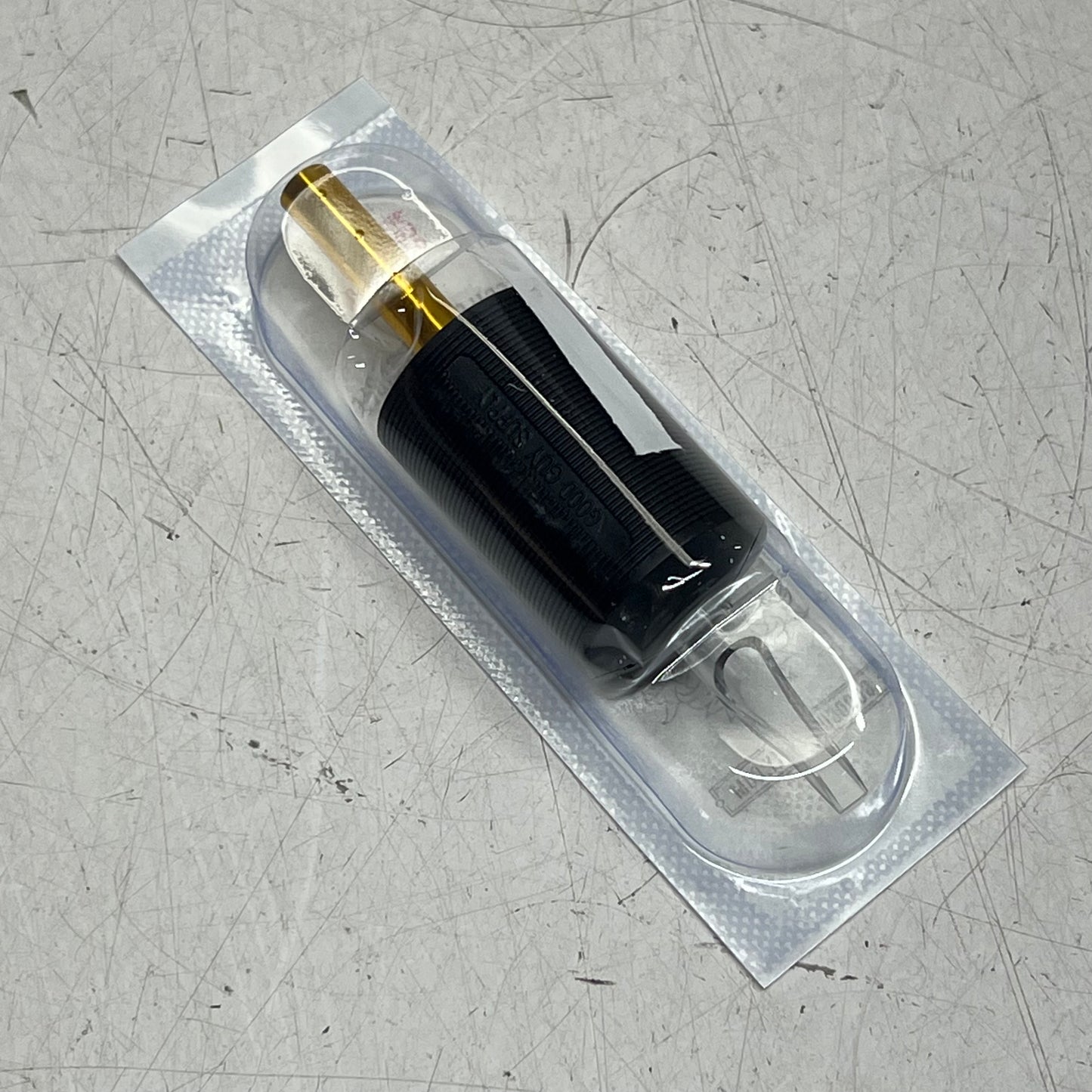 TUFF TUBE (15 PACK) Sterile Disposable Tattoo Tubes 30mm 9 Flat Gold/Black