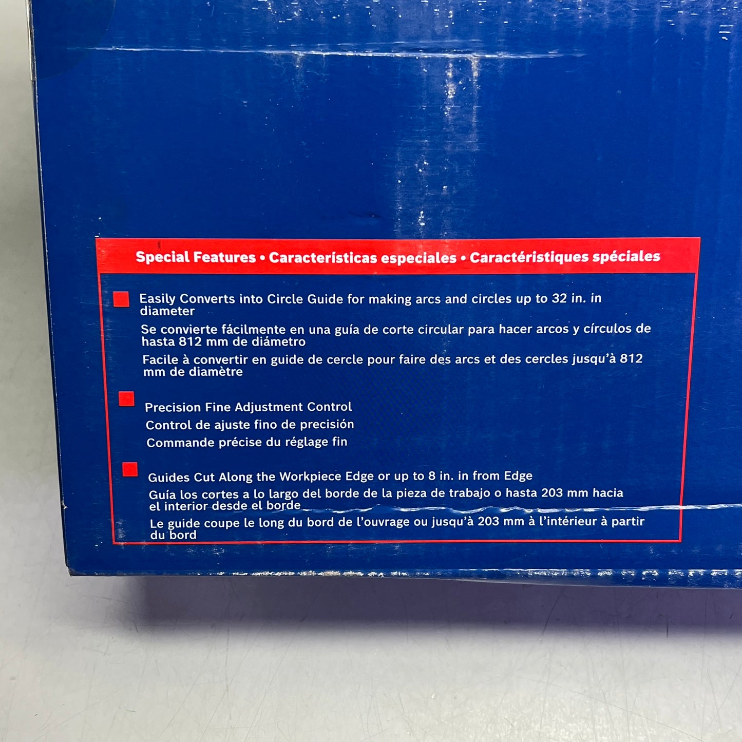 ZA@ BOSCH Deluxe Router Edge Guide Accessory W/Dust Extraction & Hose Adapter RA1054