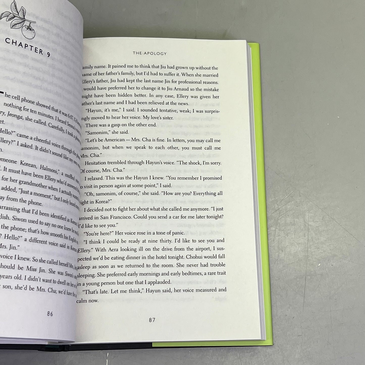 THE APOLOGY About A South Korean Matriarch Hardcover Book By Jimin Han