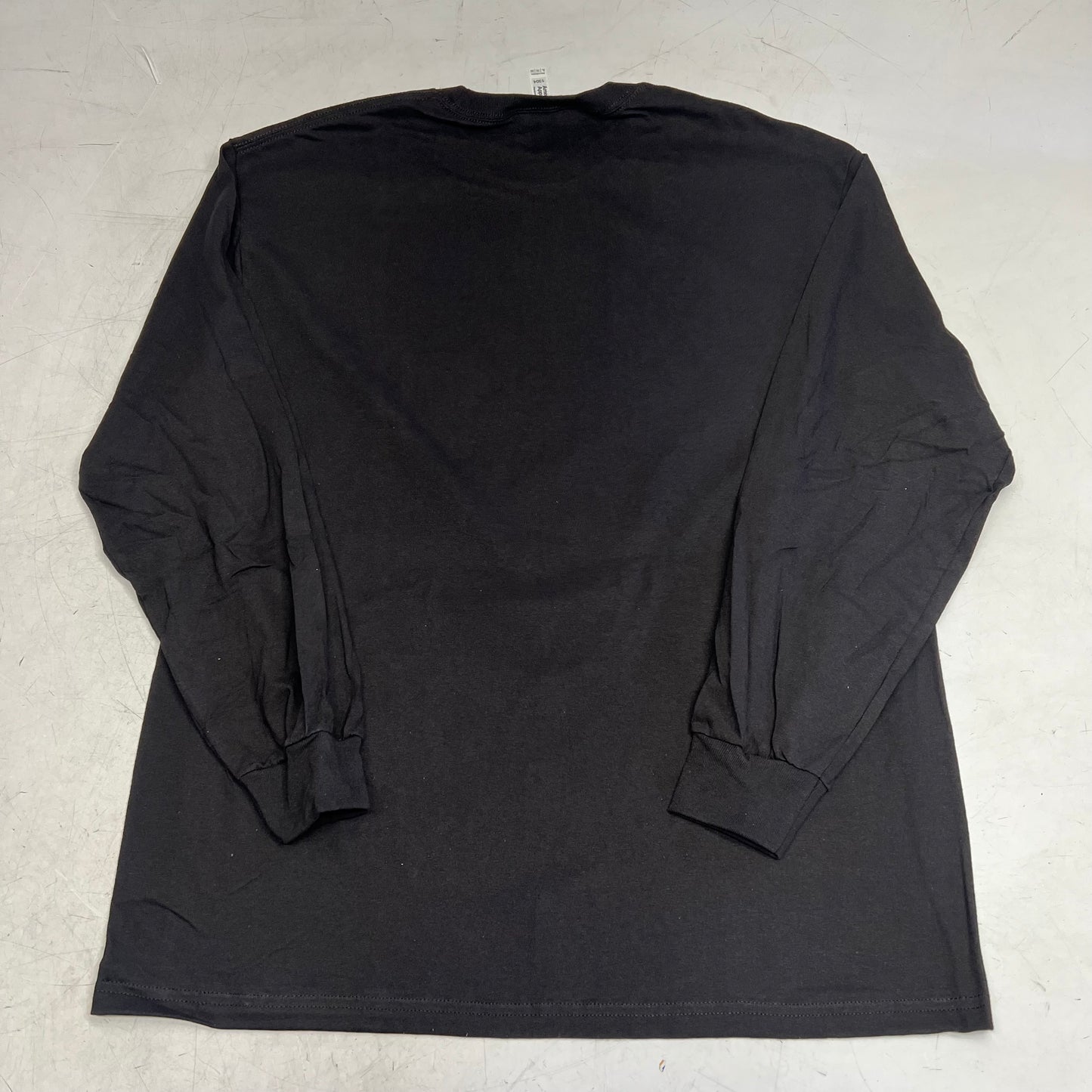 ZA@ AMERICAN APPAREL (12 PACK) Heavyweight Cotton Long Sleeve Tee Unisex Sz XL Black 1304