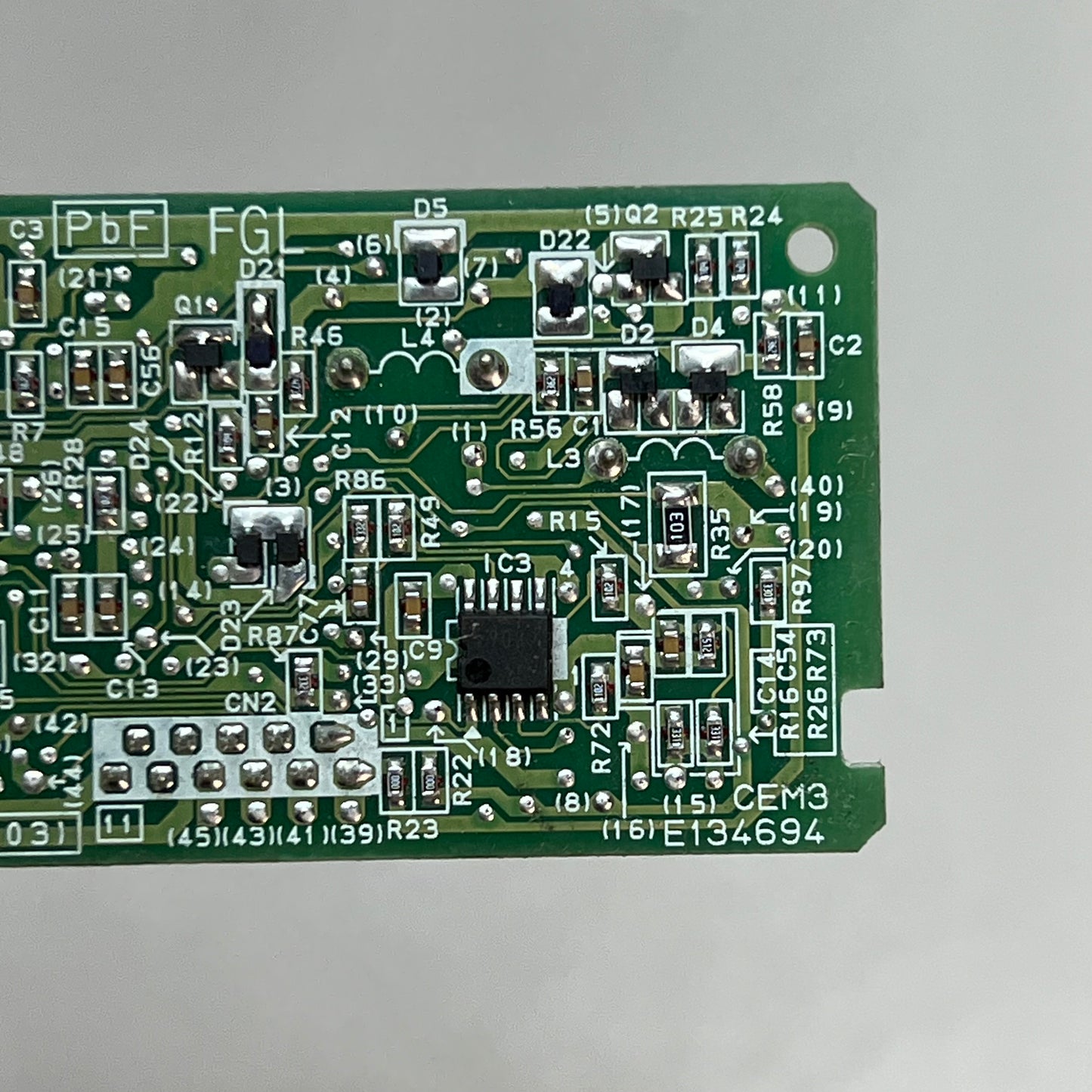 FUJITSU GENERAL Communication PCB For Model AUXG18LRLB HVAC Parts 9710019005