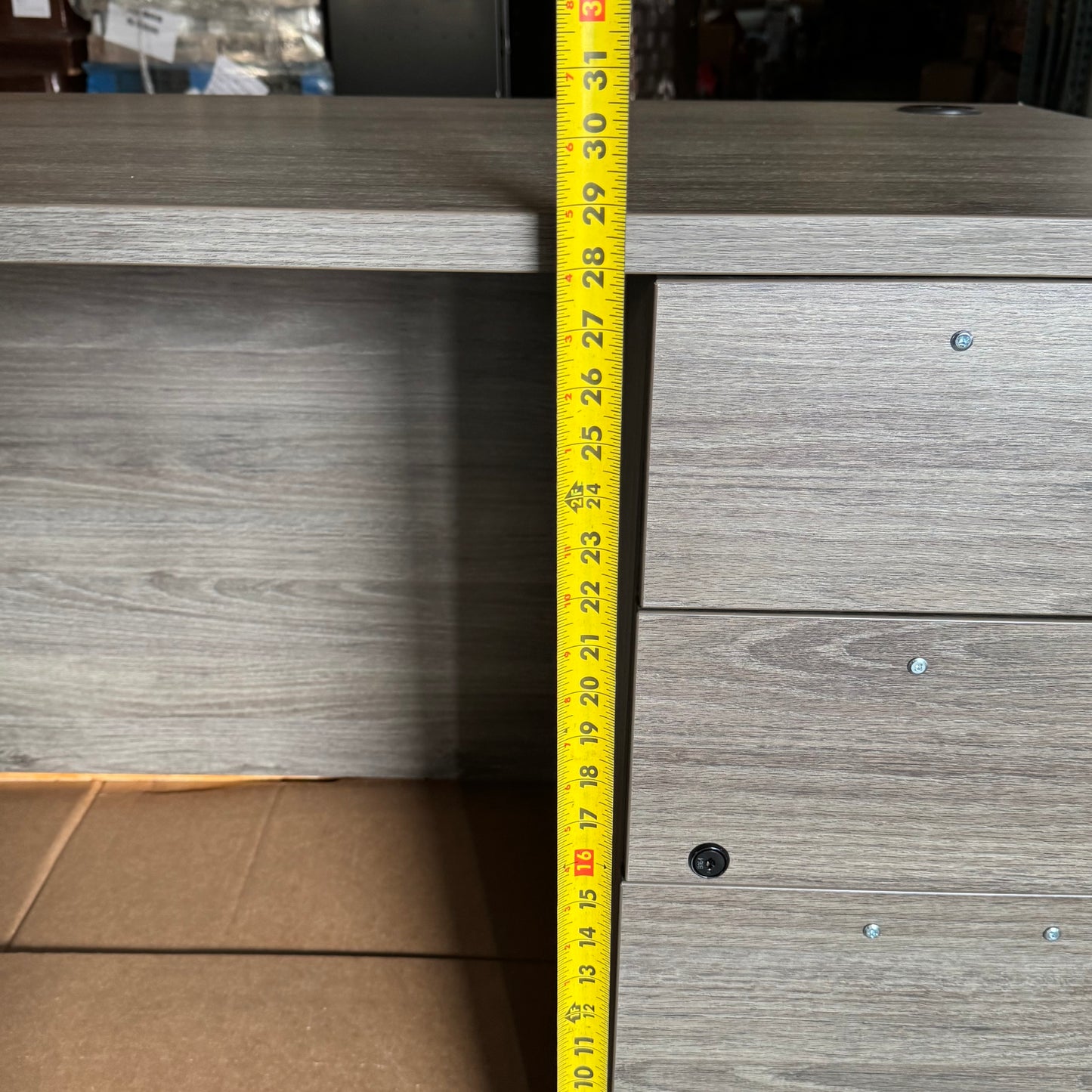 ZA@ Pallet of LORELL Double Pedestal Desk Sz 29.5"W x 65"L x 29"H - LLRPD3066DPGE (New)