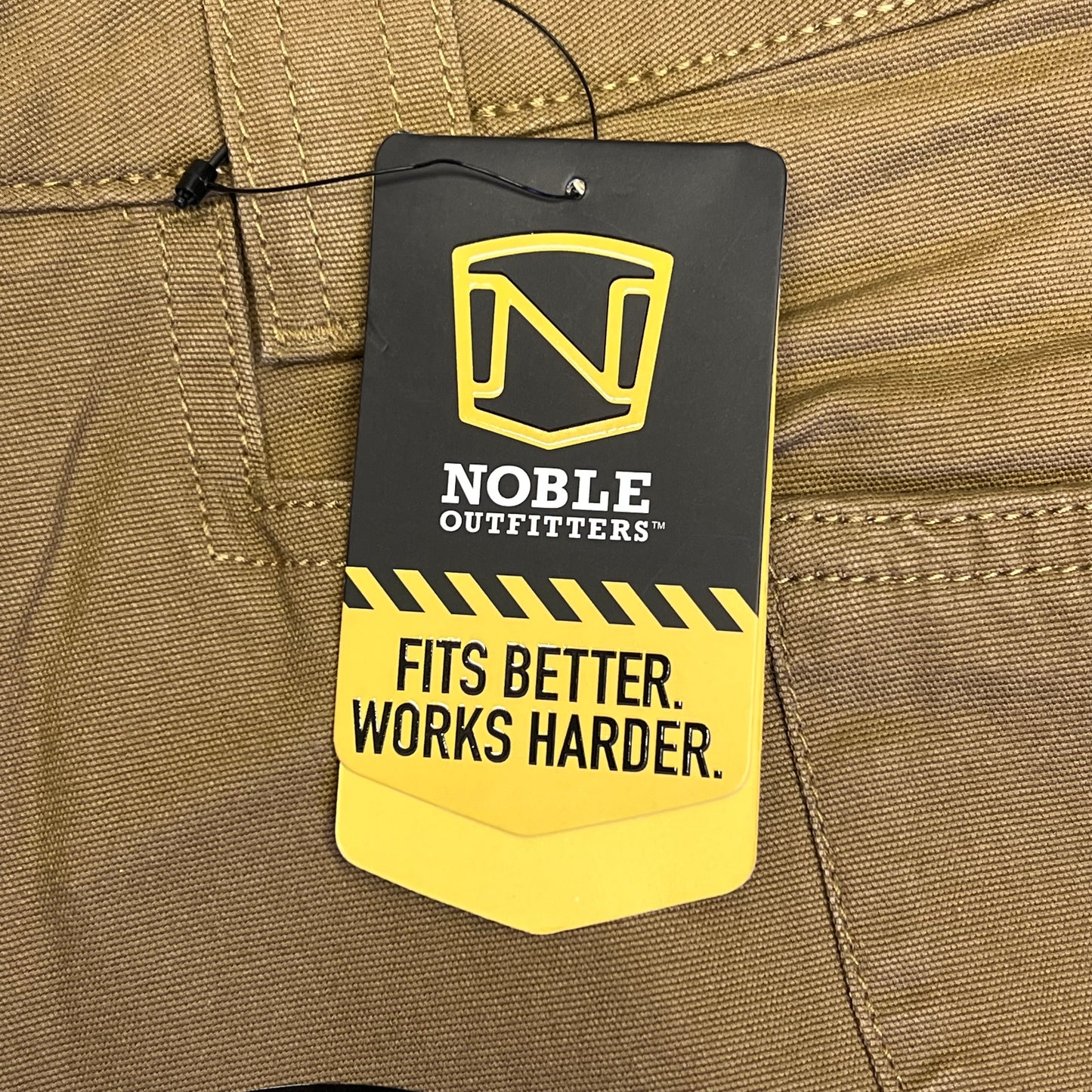 NOBLE OUTFITTERS Flex Stretch Canvas Work Pant Men's Sz 36x32 Coyote 18425
