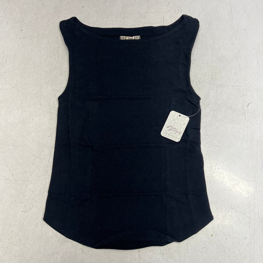 FREE PEOPLE We the Free Iconic Tank Boat Neckline Women's Sz S Black OB2441195