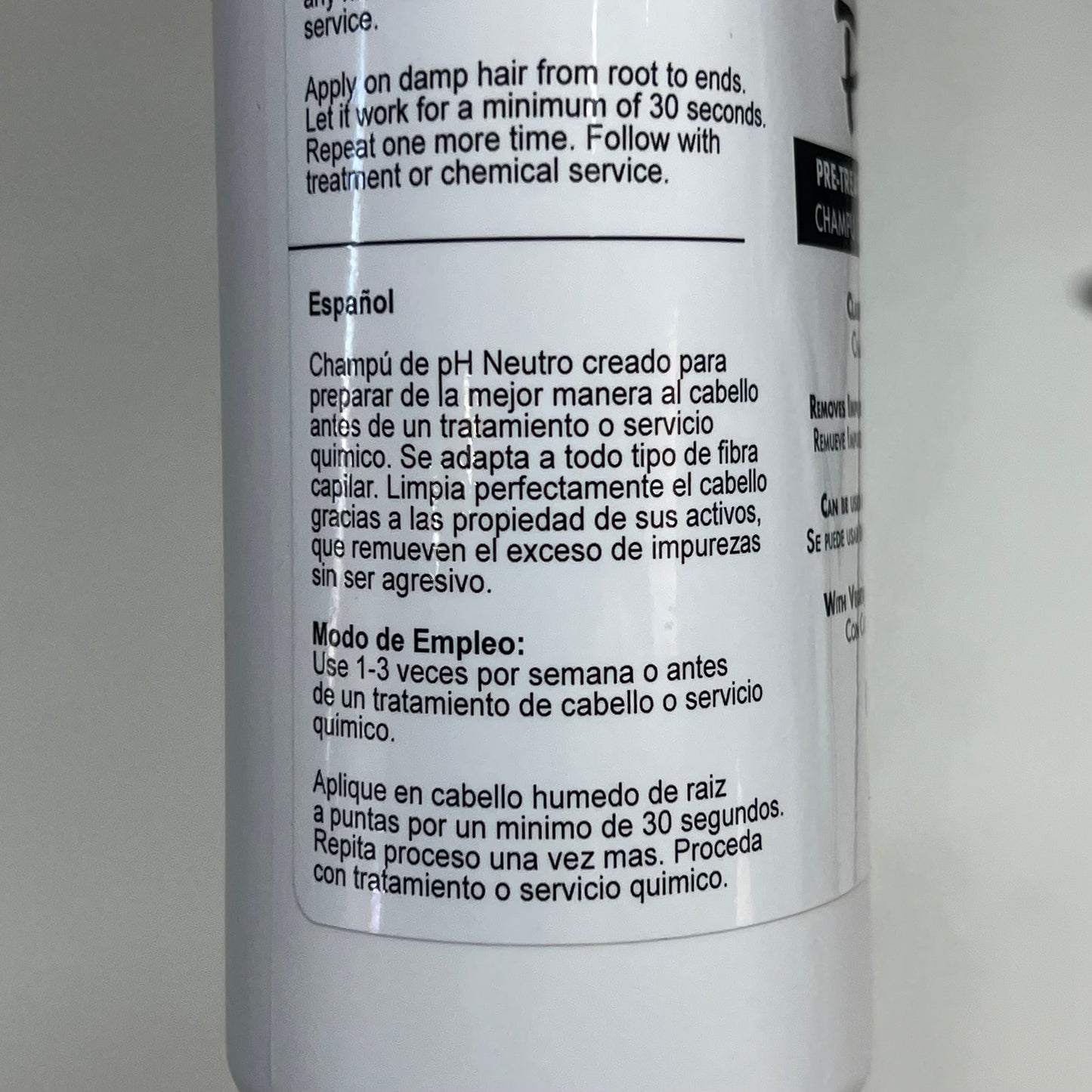 ARTISTAS A LA OBRA PT Clarifying Shampoo Neutral PH For Preparation 12 fl oz