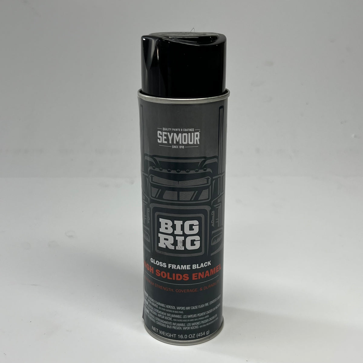 SEYMOUR Paint Big Rig Seymour Gloss Frame Black High Solids Enamel 16 oz. M723800