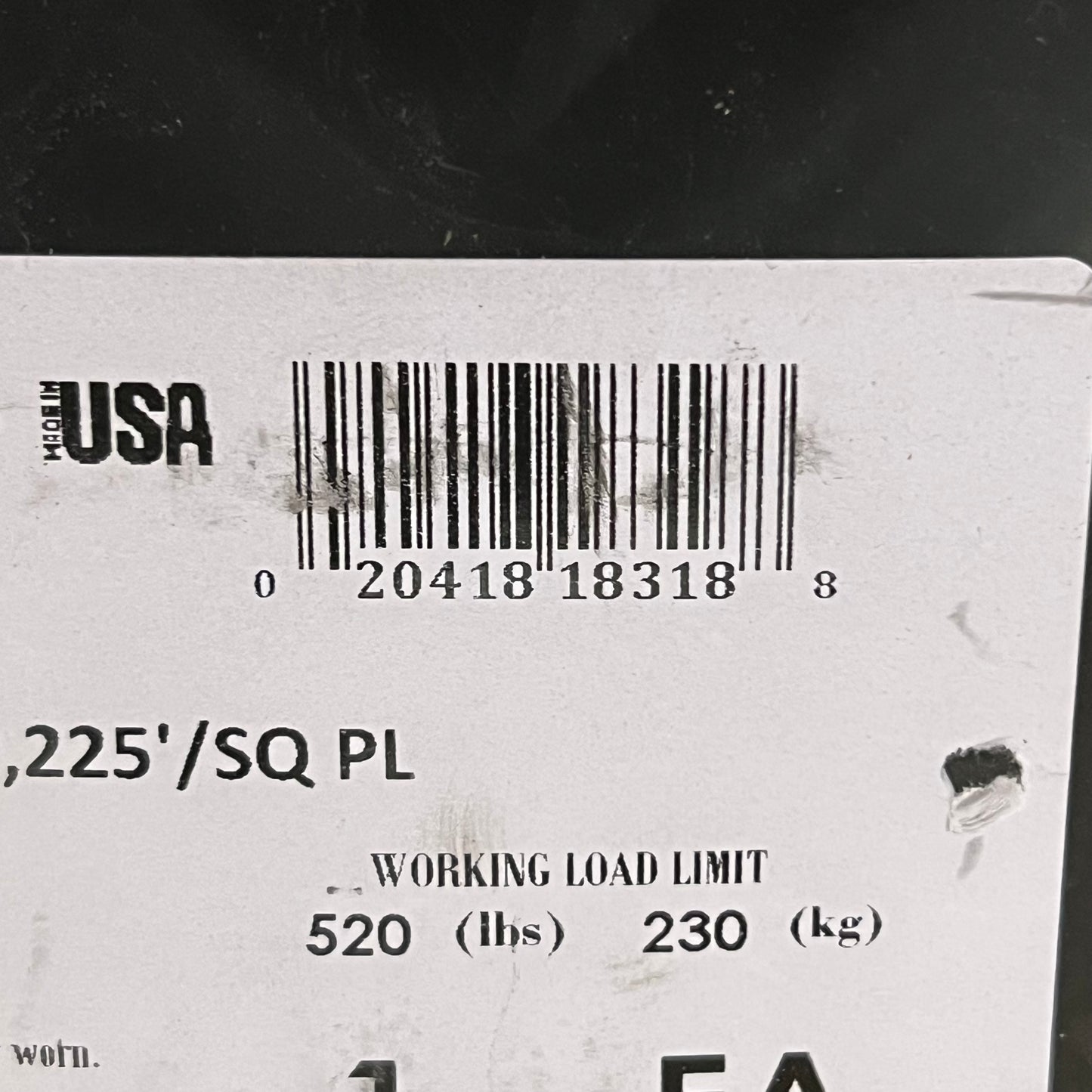 CAMPBELL Straight Link Coil Chain #2/0, 225 ft L, 520 lb Working Load 0332426