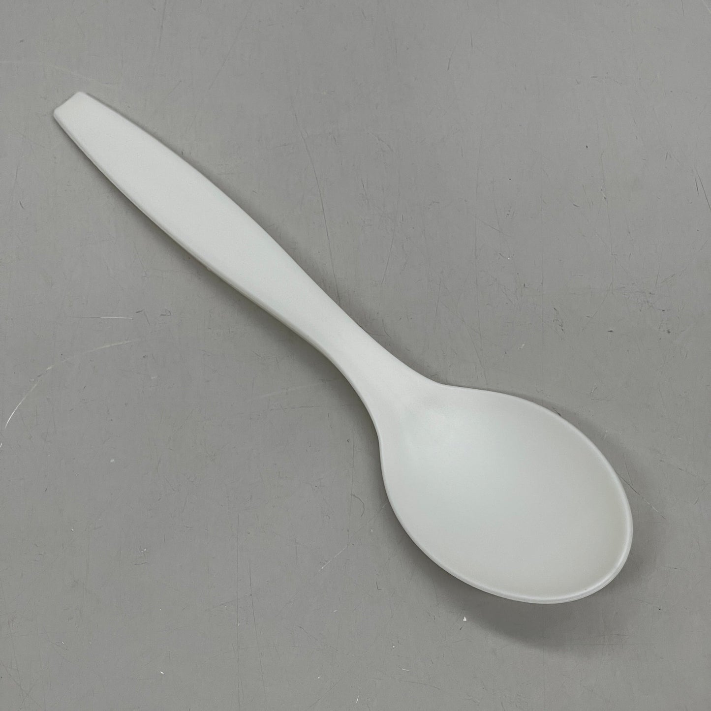 ZA@ FROZEN SOLUTIONS (6,000 PACK) Compostable Spoons 6.5" Off White G