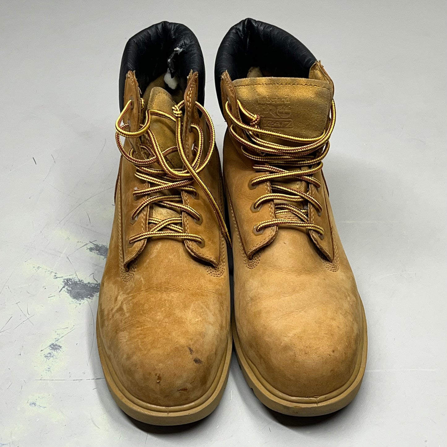 TIMBERLAND PRO Composite Toe Waterproof Work Boots  Men's Sz 10.5 Tan (Used)