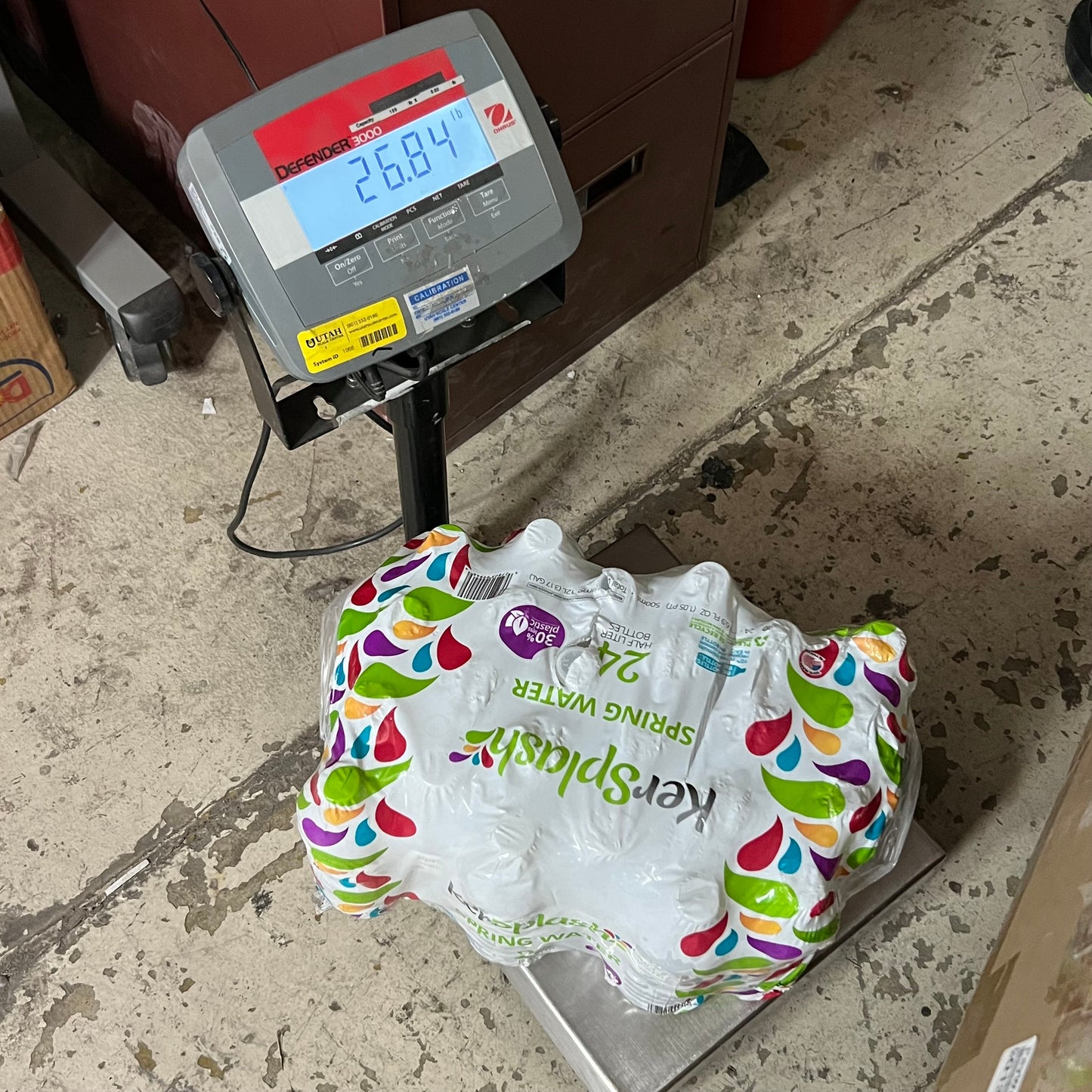 ZA@ KERSPLASH (24 PACK) Spring Water 16.9 fl oz BB 10/25 A