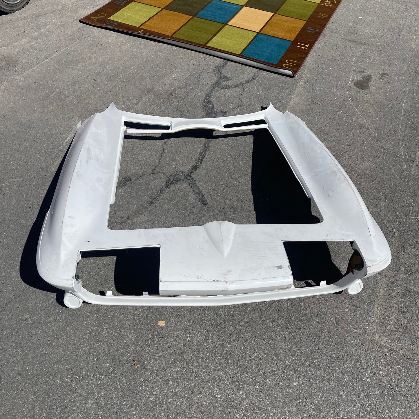 ZA@ AMERICAN CUSTOM Fiberglass Front End for Chevrolet Corvette 1965-1967 White (AS-IS)