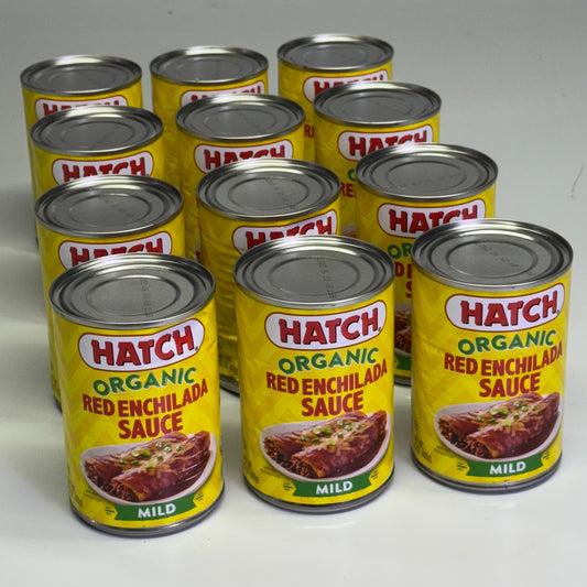 ZA@ HATCH (12 PACK) Organic Red Enchilada Sauce 15 oz Red BB 03/27 (New Other)