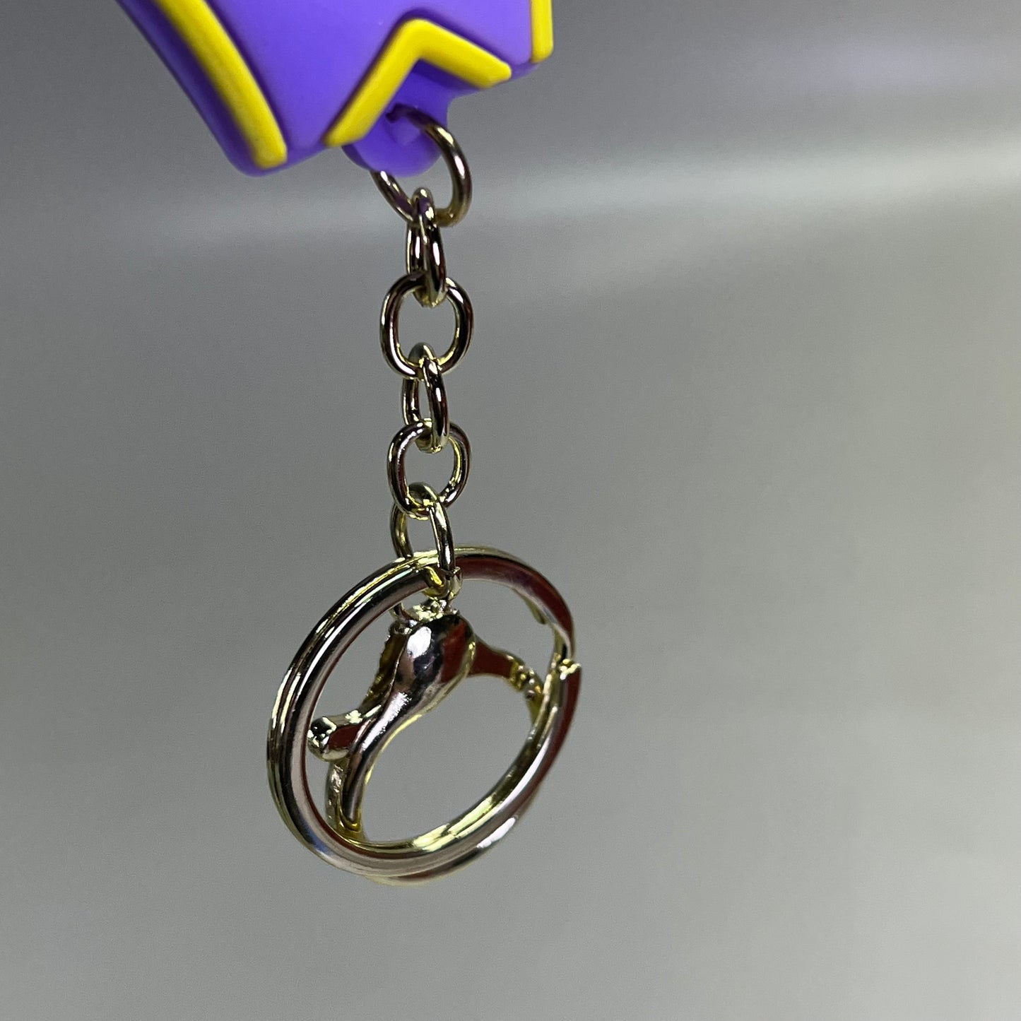 FOREVER SPORTS (12 PACK) Adidas Sports Jersey Keychains  8" Purple/Yellow