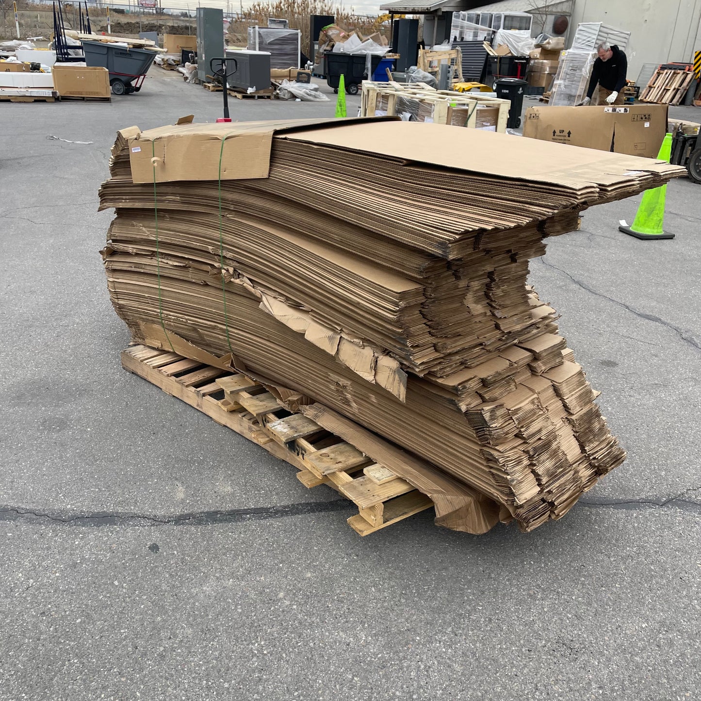 ZA@ Pallet of MIXED Cardboard Rod Boxes (AS-IS)