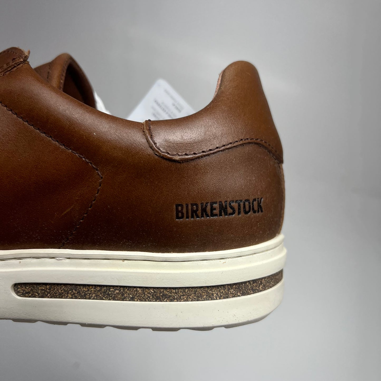 BIRKINSTOCK  Bend Low Leather Lace Up Sneaker Unisex Sz EU 41 Cognac 1026177