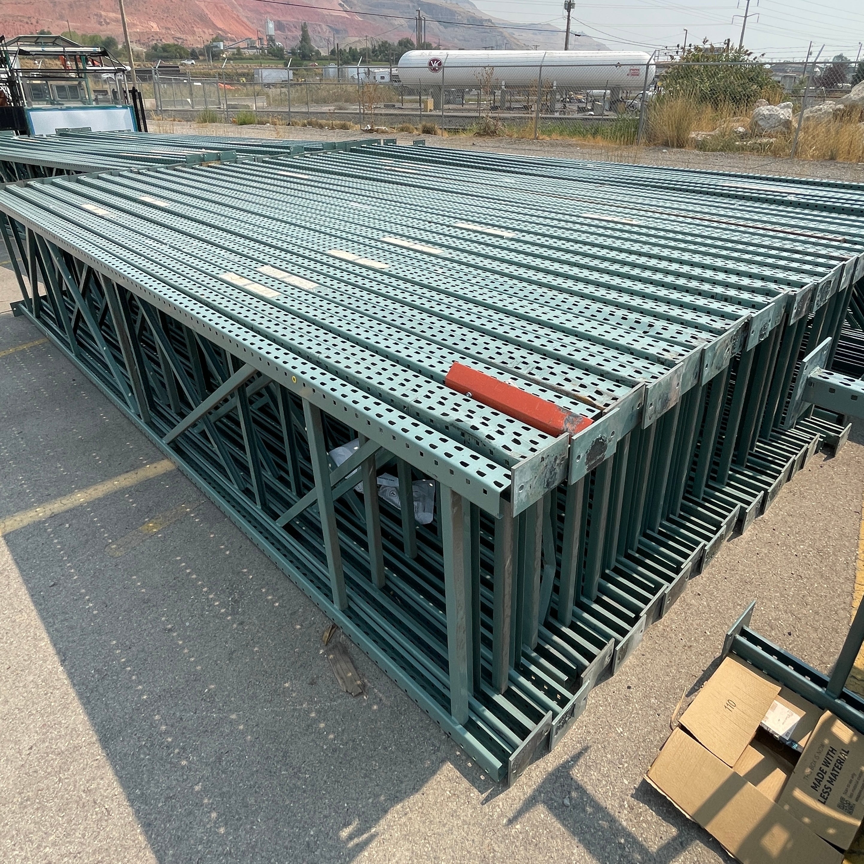 INTERACK Pallet Rack Upright Teardrop Style (Round & Angular) 192”H x ...