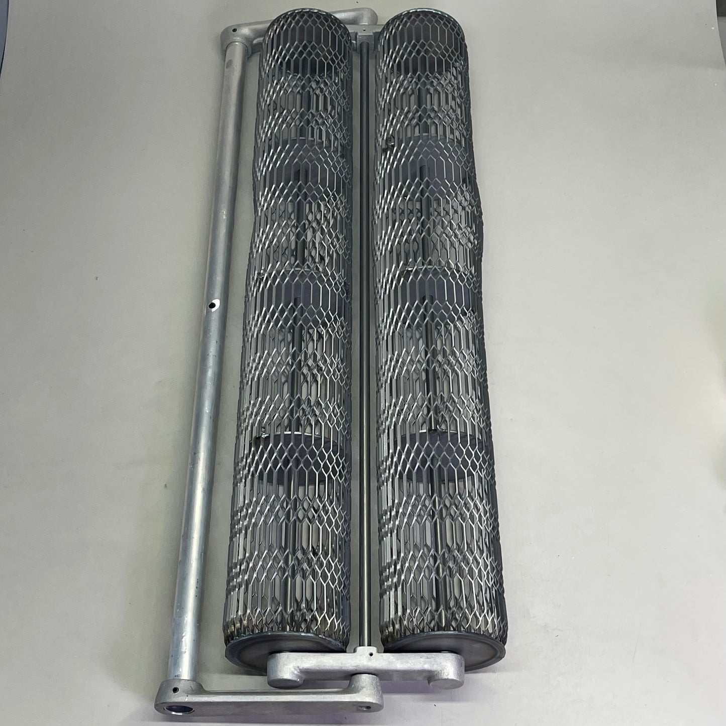 Z@ KRAFT TOOL CO. Double Concrete Roller Tamp 36" x 5" Rollers Steel CC952B