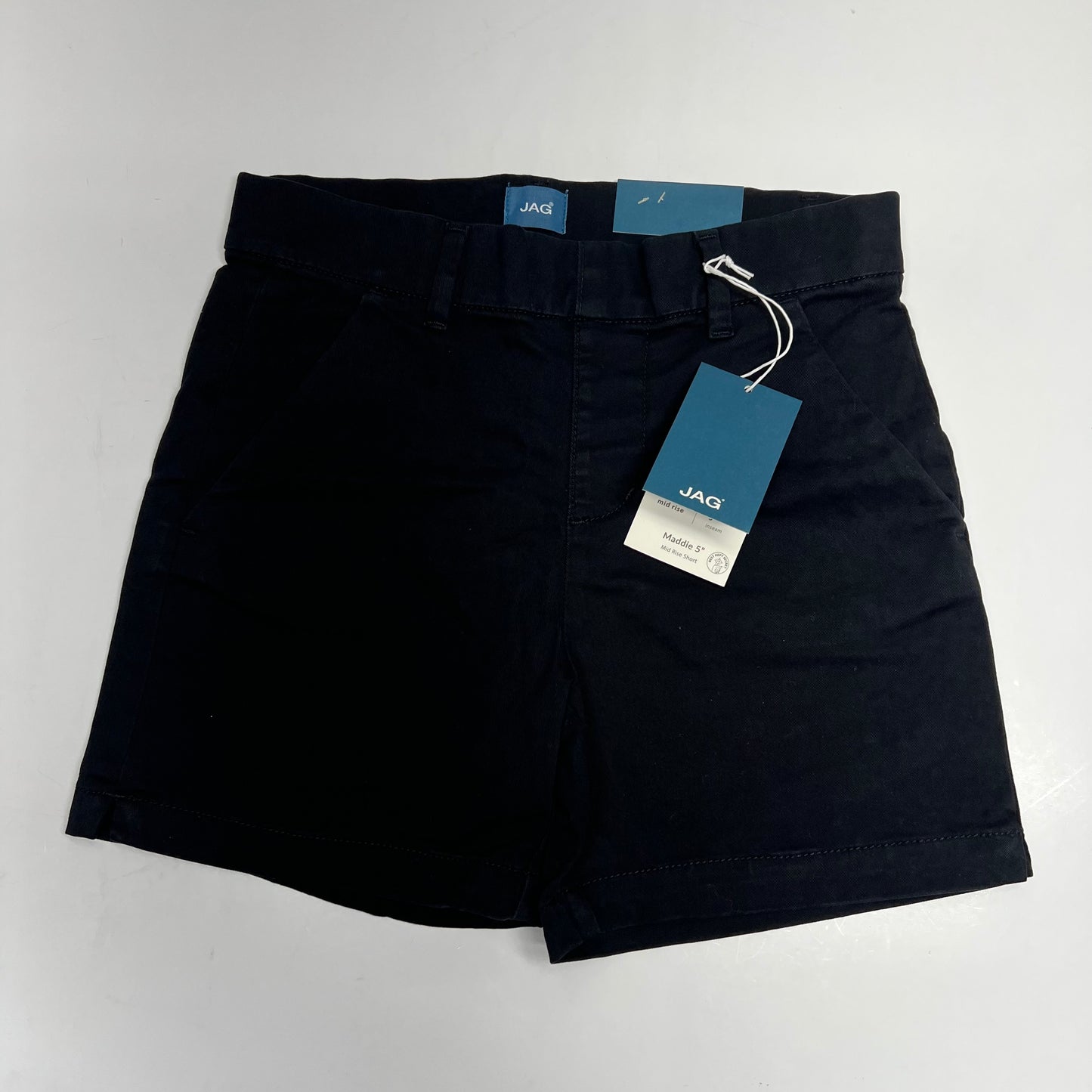 JAG Maddie 5" Short Pull-on Interior Elastic Women's Sz 2/5 Black J5105TWL616