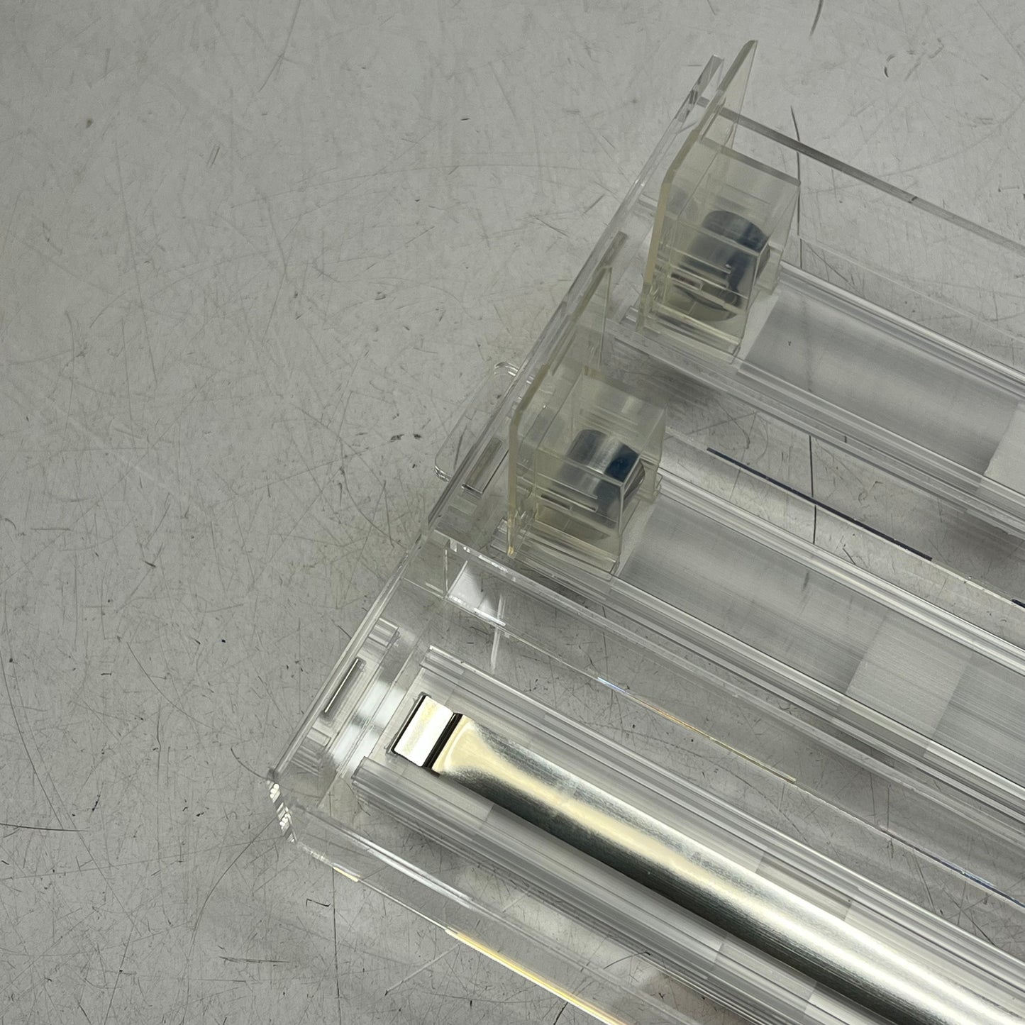 ZA@ LOON Sliding Organizers for Commercial Stores / Home Organization  9"x7" Clear