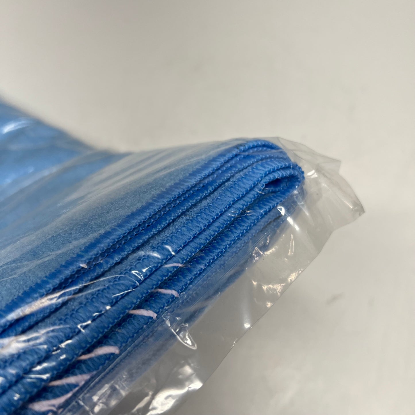 ZA@ (2 PACK, 12 EACH) Microfiber Cleaning Towels 16"x16" Blue