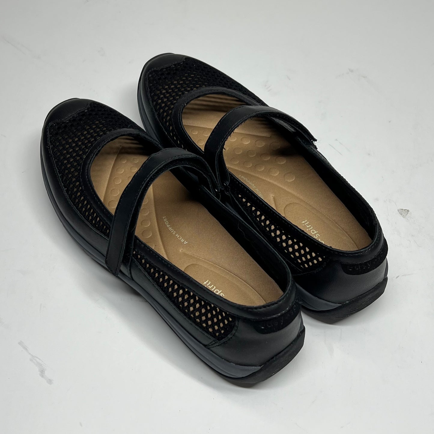 EASY SPIRIT Briana Mary Jane Mesh Walking Shoes Women's Sz 10M Black (As-is)